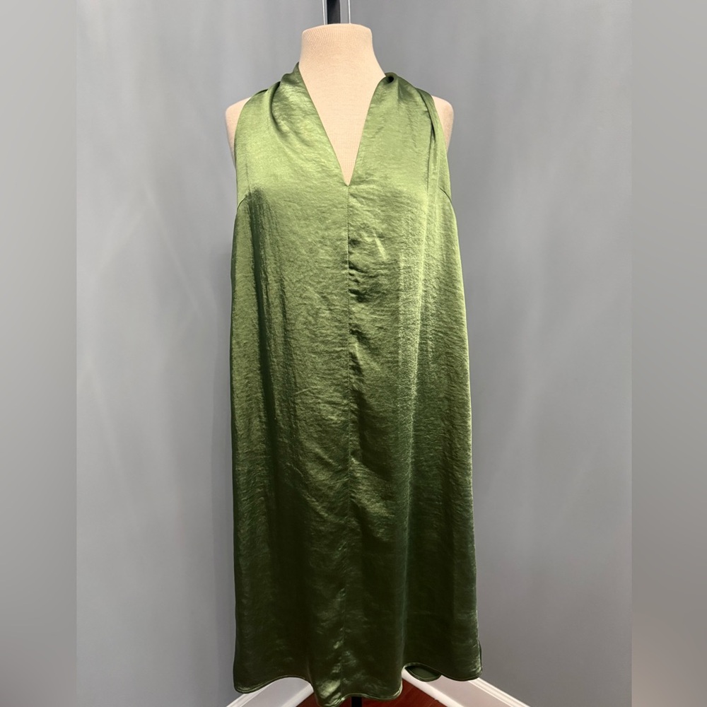 Louche Elegant Green Sleeveless Dress